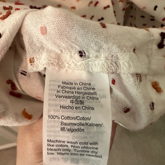 Madewell Square-Neck Top in Clipdot size XL - Picture 5 of 6